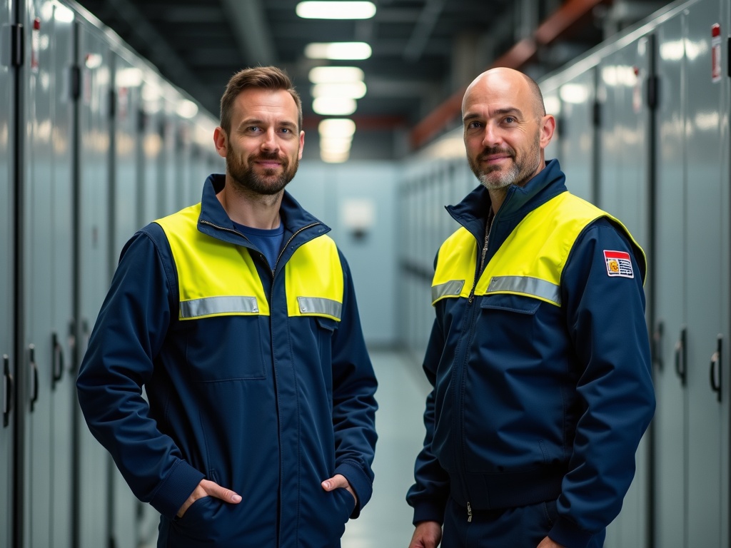 Elektriker bei der Arbeit